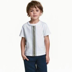 River Island Baby Boys White Baroque Short Sleeve T-Shirt